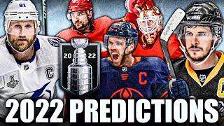 2022 STANLEY CUP PLAYOFFS PREDICTIONS BRACKET NHL Playoff Series Format amp News Today [upl. by Eiboj]