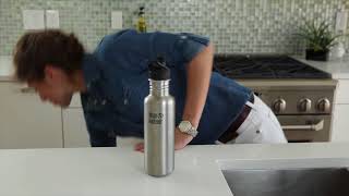 Klean Kanteen drinkfles reinigen met azijn of bakingsoda [upl. by Eradis864]