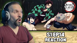 NEW ANIME FAN Reacts To Demon Slayer Season 1 Episode 14  The House with the Wisteria Family Crest [upl. by Kampmeier137]