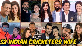 52 Indian Cricketers Wife 2021 [upl. by Gnol]