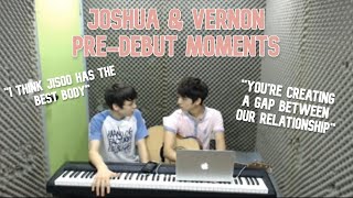 Predebut Vernon and Joshua moments SEVENTEEN [upl. by Aysab]