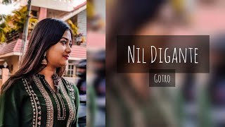 Neel Digante  Shreya Ghosal  Gotro  Anindya  Bengali Adhunik  Dance Cover by Papiya [upl. by Eninnej]