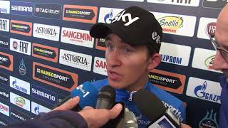 Michal Kwiatkowski  postrace interview  Stage 5  Tirreno  Adriatico 2018 [upl. by Querida]