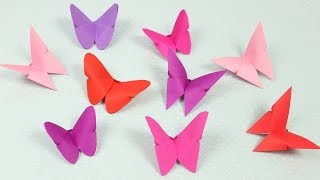 Origami Schmetterlinge falten DIY [upl. by Shaughnessy]