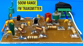 make simple fm transmitter circuit 500m Range stable fm transmitter jlcpcb [upl. by Dichy]