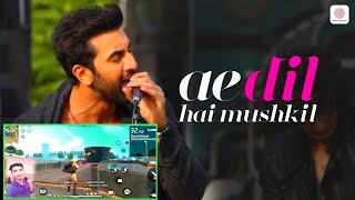 Ae Dil Hai Mushkil Title Track Full Video Ranbir Anushka AishwaryaArijitPritam Free fire Video 💞 [upl. by Terrena]