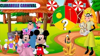 Mickey Mouse Clubhouse  Clarabelle’s Clubhouse Carnival oh toodles Compilation [upl. by Ridley]