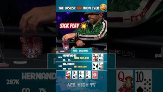 Disater poker hand 😰 poker highstakespoker pokerhighlights [upl. by Maudie439]