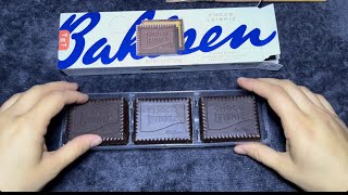 ASMR German Bahlsen Choco Leibniz Chocolate Biscuits [upl. by Ardnasak934]