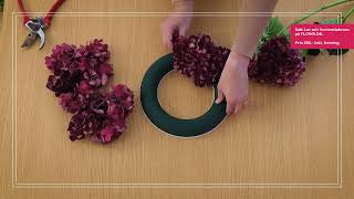 Guide til Lav selv hortensiakrans  DIY blomsterkrans [upl. by Bohman]