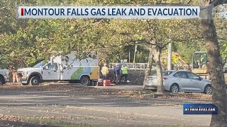 NYSEG Gas leak stopped residents can return home in Montour Falls [upl. by Aicercal375]