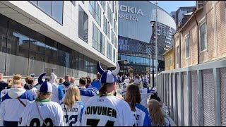 Hockey Atmosphere of Tampere Host City of 2022 amp 2023 IIHF Ice Hockey World Championship in Finland [upl. by Asalocin]