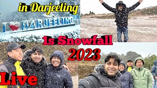 Snowfall in Darjeeling 2023 December দার্জিলিং এর বছরের প্রথম তুষারপাত II Tiger Hill [upl. by Elacim]