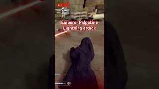 Emperor Palpatine lightning attack battlefront2 starwarsbattlefront2 sith emperorpalpatine fyp [upl. by Canty917]