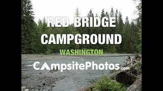 Red Bridge Campground Mt BakerSnoqualmie National Forest Washington Campsite Photos [upl. by Fredelia]