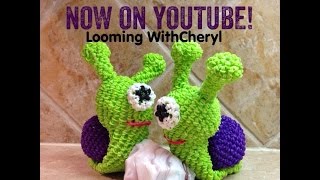 Rainbow Loom SNAIL 3d Loomigurumi  Hook Only Лумигуруми [upl. by Atiekahs14]