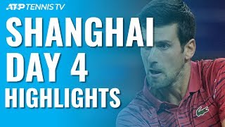 Djokovic Eases Past Shapovalov Zverev Tsitsipas Thiem Progress  Shanghai 2019 Day 4 Highlights [upl. by Fuhrman]