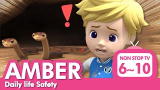 Daily life Safety Full Episodes│0610 Episodes│AMBERs Safety Series│Safety Episodes│Robocar POLI TV [upl. by Oehsen]