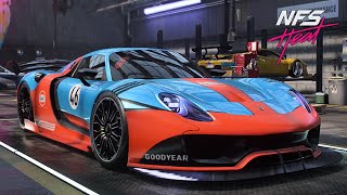 Need For Speed HEAT  Porsche 918 Spyder Customization and Gameplay [upl. by Cooley]