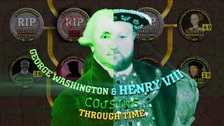 George Washington amp Henry VIII Cousins Through Time Family Tree Connection [upl. by Yadroc]