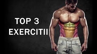 Top 3 Exerciții Pentru Abdomen   Singurele exerciții de care ai nevoie [upl. by Tommy259]