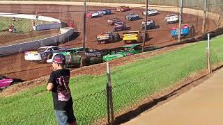 Hi Tec Oils Toowoomba Speedway Super Sedans Grand Parade 091223 [upl. by Onilatac]