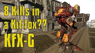 Kitfox KFXG Gives Free Hugs  8 Kill Match  MechWarrior Online [upl. by Lohrman]