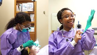 Detailed day in the life of a Dental Hygienist  Dental cleanings  12 hr shift [upl. by Evangelist]