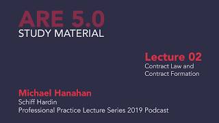 Michael Hanahan  Lecture 02  Contract Law and Contract Formation [upl. by Roscoe]