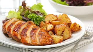 Balsamic Glazed Chicken Recipe  BIG ANNOUNCEMENT [upl. by Derrej]