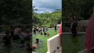 Tangkap ikan pake tangan kosong di kolam renang ternyata lebuh susah guys 😂 [upl. by Malan]