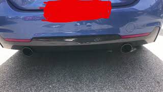 BMW 435i coupe with Eisenmann Exhaust [upl. by Backer621]