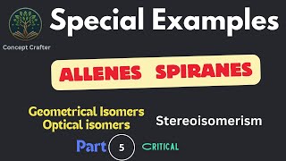 Allenes Spiranes Hemispiranes  Stereoisomerism Part 5  NEET  JEE  CHEMISTRY [upl. by Diannne62]