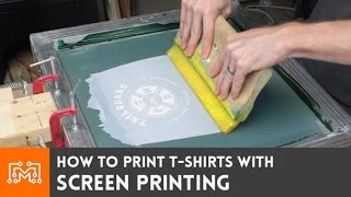 Screen Print Your Own Tshirts  HowTo  I Like To Make Stuff [upl. by Mckenzie617]