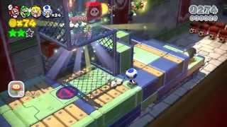 Super Mario 3D World FourPlayer Playthrough  World 2 [upl. by Chi994]