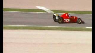 Ferrari 412T2 1995 V12 amazing sound at Valencia Cheste F1 Clienti [upl. by Enirahtak]