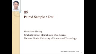 09 Paired Sample t Test [upl. by Iliak]