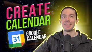 Creating and customizing a new calendar  Google Calendar [upl. by Varian668]