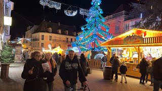 Le Marché de Noël de Sarreguemines démarre sous de bons auspices [upl. by Anorahs]