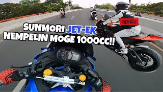 SUNMORI ZX25R LAWAN MOGE 1000cc‼️ Indonesia Motovlog 281 [upl. by Jarvey]