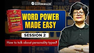 Word Power Made Easy by Norman Lewis 📚  How to Talk about Personality Types  Session 2  CAT VARC [upl. by Ahsinahs]