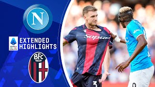 Napoli vs Bologna Extended Highlights  Serie A  CBS Sports Golazo [upl. by Brunelle]