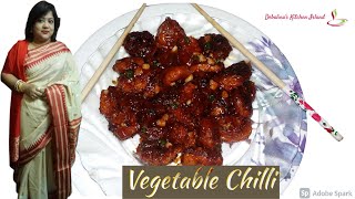 Vegetable Chilli veg recipeevening snacksveg snacksKids recipeChilli recipe [upl. by Allisurd]