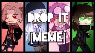 Drop it Meme  Ft Cardinal Zodiac Signs ♈️♋️♎️♑️  Gacha Club [upl. by Carthy]