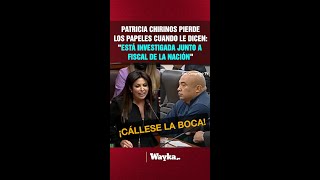 Patricia Chirinos pierde los papeles cuando le dicen Patricia Benavides [upl. by Yeleek1]