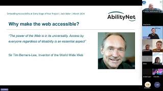 Embedding accessibility at every stage of your project [upl. by Derman]