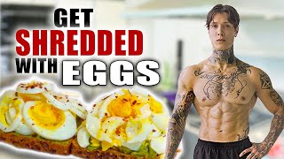 5 Healthy EGG Breakfast Meals  SHREDDED  MUSCLE [upl. by Ardekal]