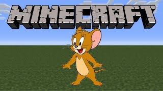 Minecraft Building Jerry From Tom And Jerry [upl. by Eldon]