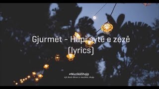 Gjurmët  Hapi sytë e zezë Lyric Video [upl. by Nujra]