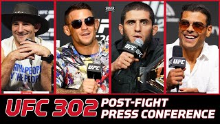 UFC 302 Makhachev vs Poirier PostFIght Press Conference  MMA Fighting [upl. by Aital]